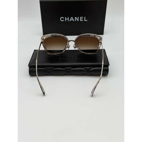 CHANEL Polarized Sunglasses WS12083 Brown – Side‎ Logo – 100% Authentic – Women main image 11